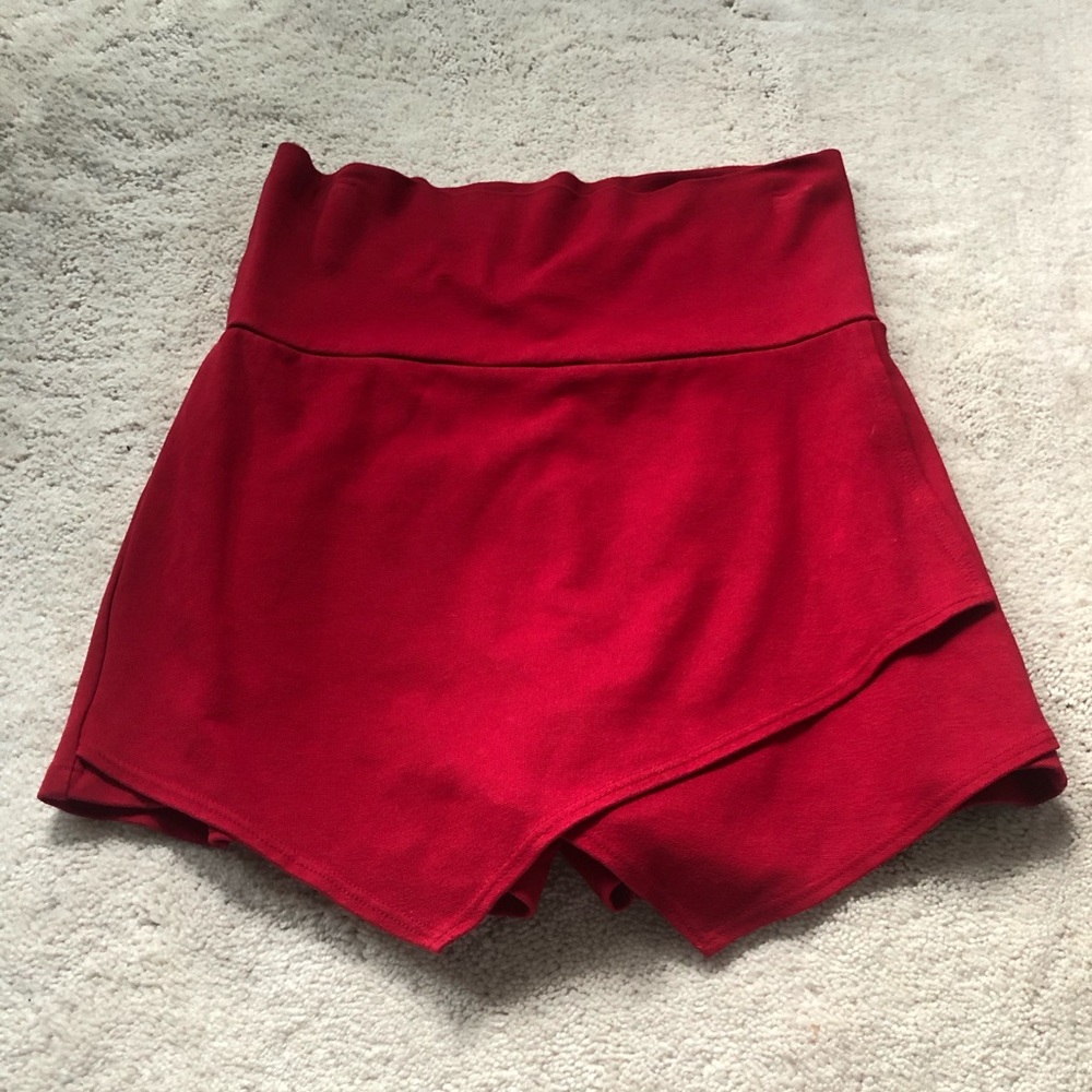 Red Envelope Skort
